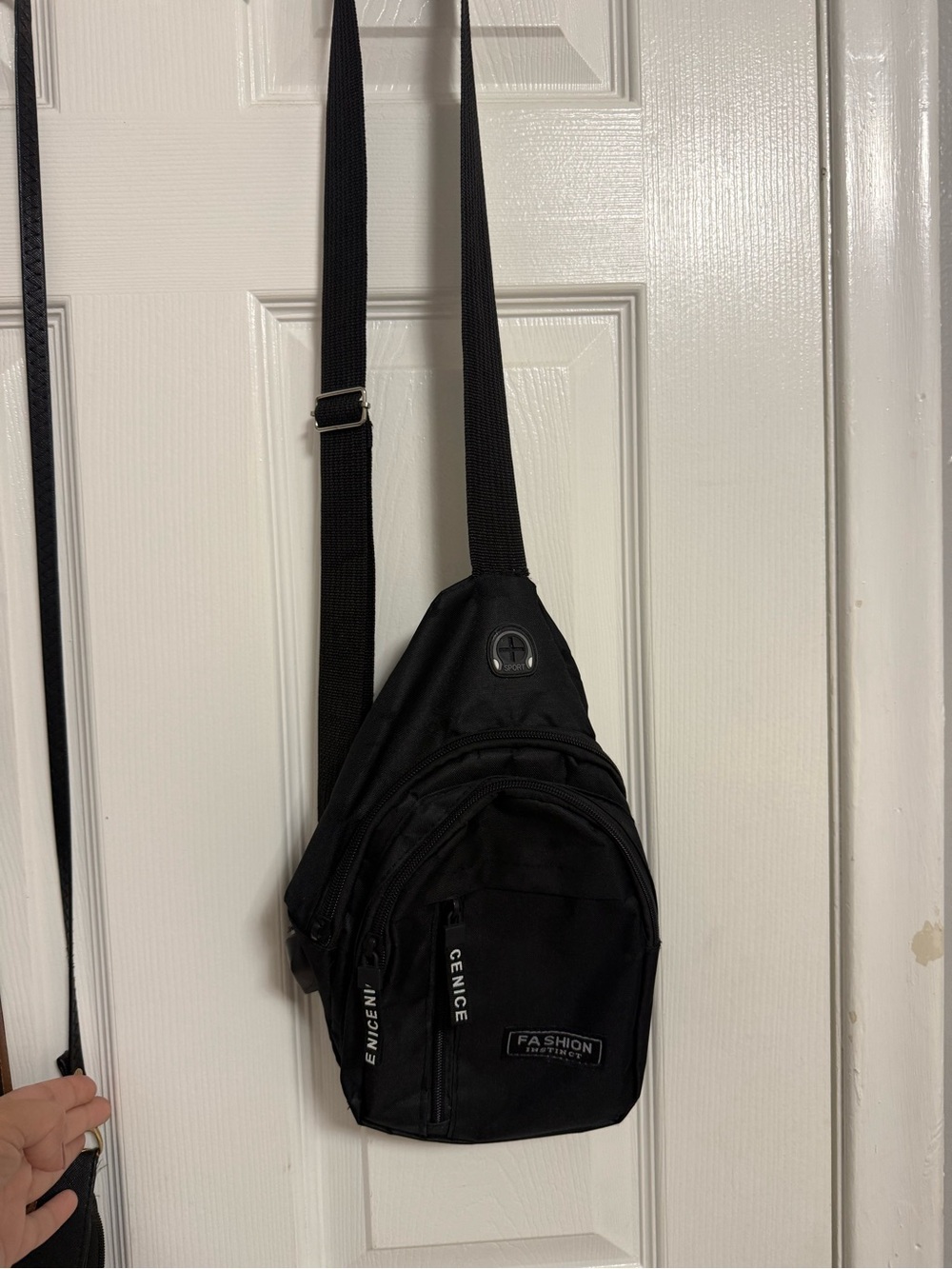 Black Crossbody Sling Bag